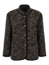 Blazé Milano Tweed Button-fastening Jacket In Brown
