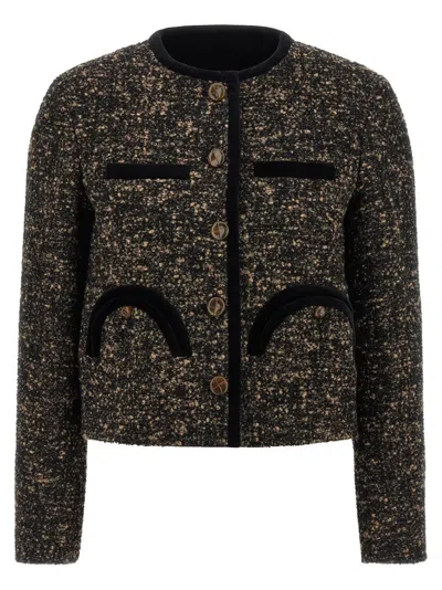 Blazé Milano 'katara Shamo' Blazer In Brown