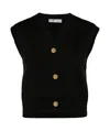Blazé Milano Sebright Wool-blend Sweater Vest In Black