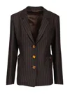 Blazé Milano Lady Maud Akira Blazer Jackets Brown In Black