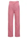 Blazé Milano Cool & Easy Pleat-detail Virgin Wool Trousers In Light Pink
