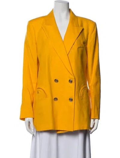 Pre-owned Blazé Milano Linen Set In Yellow