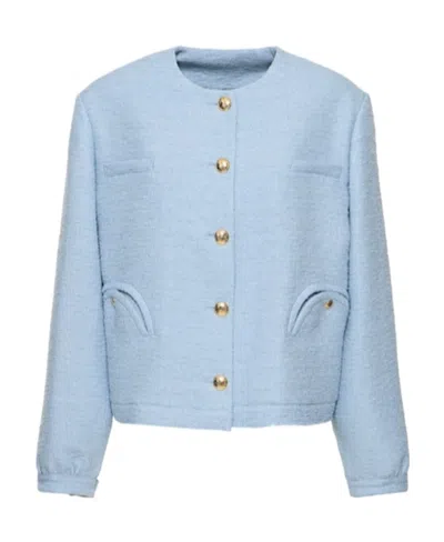 Blazé Milano Logo Casual Coat In Blue