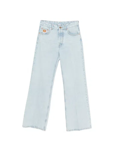 Blazé Milano Jeans Blu Con Dettaglio Logo Blaze In Blue