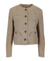 Blazé Milano Saratoga Shamo Jacket In Beige