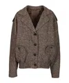 Blazé Milano Sarissa Charlie Bomber Jackets Brown In Brown