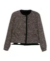 Blazé Milano Long-sleeved Casual Jacket In Brown