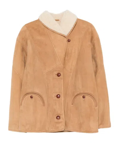 BLAZÉ MILANO LONG-SLEEVED LEATHER JACKET