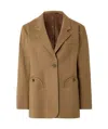 Blazé Milano Long-sleeved Suit Coat In Brown