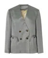 Blazé Milano Long-sleeved Suit Coat In Green