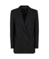 Blazé Milano Virgin Wool Blazer In Black
