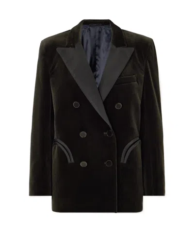 Blazé Milano Long Sleeved Suit Jacket In Black