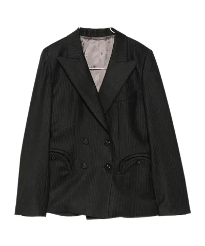 Blazé Milano Long-sleeve Blazer In Black