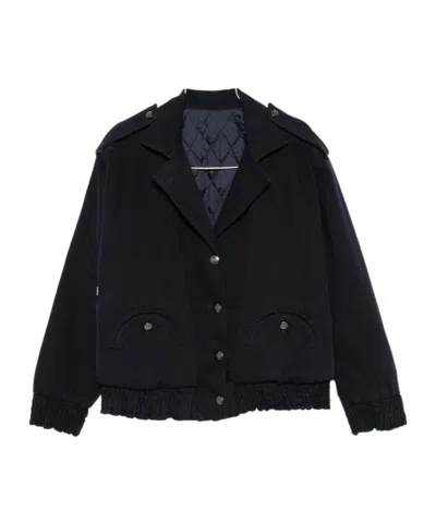 Blazé Milano Long-sleeved Casual Jacket In Black