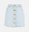 Blazé Milano Lusitano Denim Miniskirt In Blue