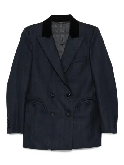 Blazé Milano `maine Charmer` Blazer In Blue