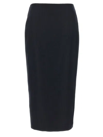 Blazé Milano Maine Sussex Longuette Skirts Blue In Black