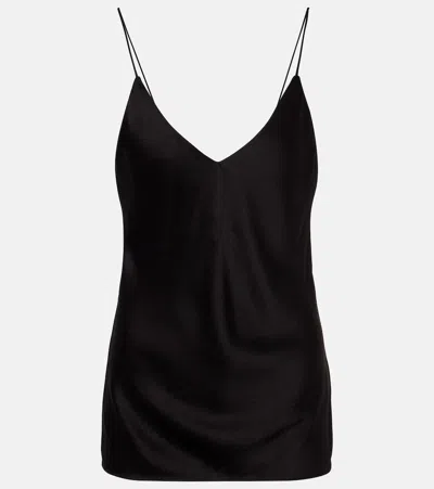 Blazé Milano Manipur Satin Camisole In Black