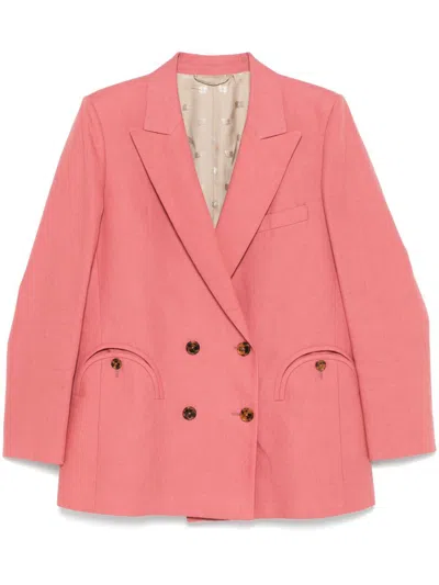 Blazé Milano Midday Sun Blazer In Pink