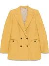 Blazé Milano Midday Sun Blazer In Yellow