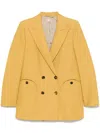 Blazé Milano Midday Sun Blazer In Yellow