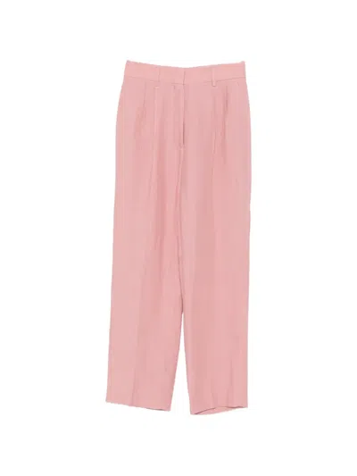 Blazé Milano Midday Sun Fox Trousers In Pink