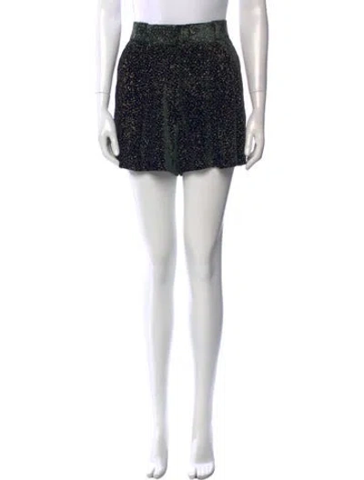 Pre-owned Blazé Milano Mini Shorts W/ Tags In Brown