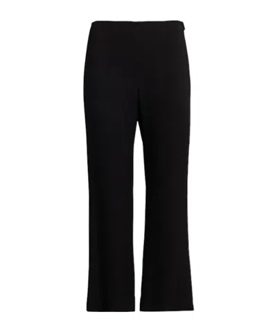 Blazé Milano Morelia Viscose Straight Pants In Black