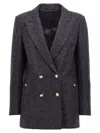 Blazé Milano Multicolor Tatiana Everyday Blazer In Black