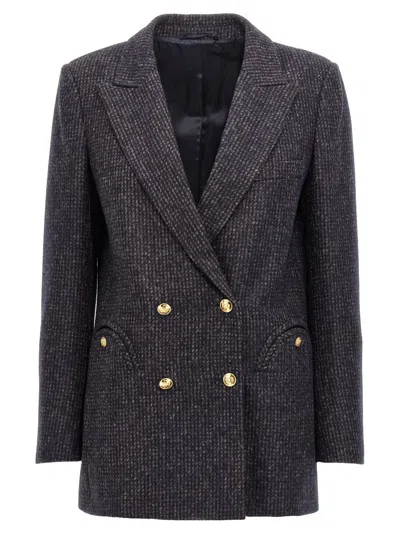 Blazé Milano Multicolor Tatiana Everyday Blazer In Black