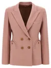 Blazé Milano Double-breasted Round-pockets Blazer In Multi