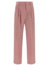 Blazé Milano Pleated Tailored Trousers In Multi