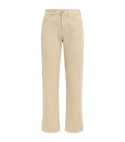 Blazé Milano Nariida Java Straight Jeans In Neutral