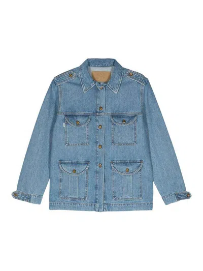 BLAZÉ MILANO `NARIIDA MAYA SAHARIANA` DENIM JACKET