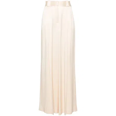 Blazé Milano Novalis High-waist Palazzo Pants In Brown