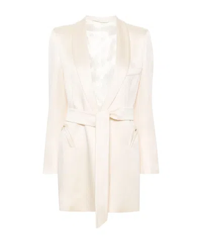 Blazé Milano Novalis Blazer Dress In Neutrals