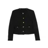 Blazé Milano Tweed Button-fastening Jacket In Black