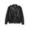 Blazé Milano Charlie Snake-effect Leather Jacket In Black