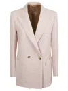 Blazé Milano Panakeia Everynight Houndstooth Blazer In Candy
