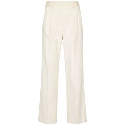 Blazé Milano Amara Fox Corduroy Trousers In White
