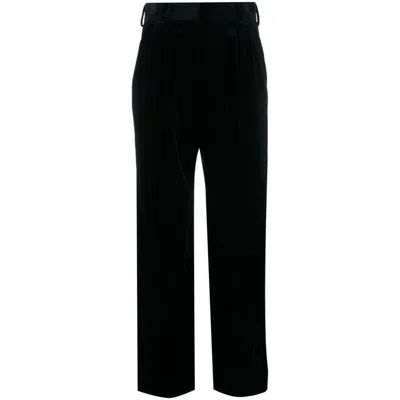 Blazé Milano Exclusive Jealousy Fox Velvet Pants In Black