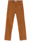 Blazé Milano Casual Pants With Belt Loops In Brown