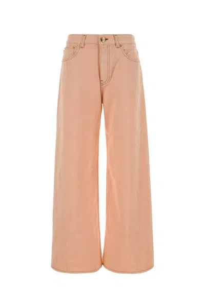 Blazé Milano Pink Denim Clapotis Jeans In Brown