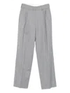 Blazé Milano Pleat-detail Trousers In Gray