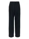 Blazé Milano Pleated Pocket Straight Trousers In Blue