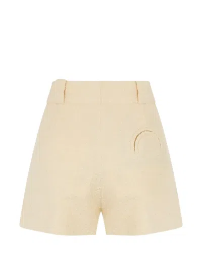 Blazé Milano Pleated Shorts In Brown