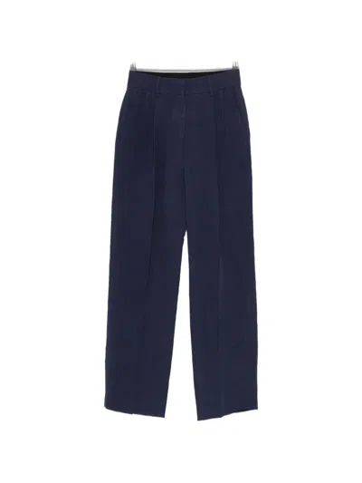 Blazé Milano Pleated Trousers In Blue