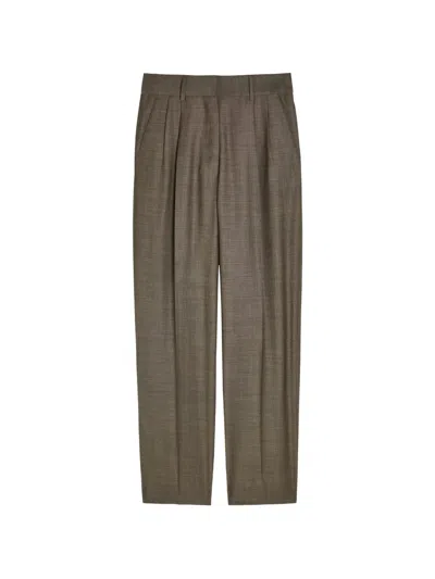 Blazé Milano Pleated Trousers In Brown