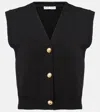 Blazé Milano Sebright Wool-blend Sweater Vest In Schwarz