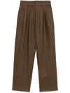Blazé Milano Renard Fox Trousers In Brown